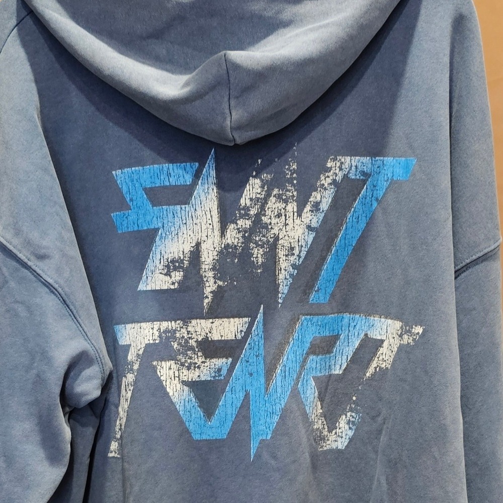 Saint Tears Hoodie‎ Men's Xl Blue Graphic Print Pullover Sweatshirt, Streetwear - Picture 4 of 12